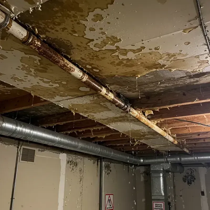 Ceiling Water Damage Repair in Rural Retreat, VA